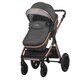 Carucior transformabil 3 in1 Melora, 0 luni+, Diamond Black, Coccolle 693351