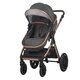 Carucior transformabil 3 in1 Melora, 0 luni+, Diamond Black, Coccolle 693352