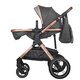 Carucior transformabil 3 in1 Melora, 0 luni+, Diamond Black, Coccolle 693341