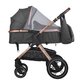 Carucior transformabil 3 in1 Melora, 0 luni+, Diamond Black, Coccolle 693345