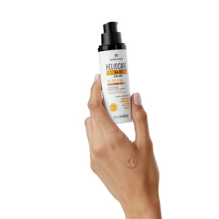 Gel-Oil Free cu pigment de colorare SPF50 Heliocare 360º, Bronze, 50 ml, Cantabria Labs 595249