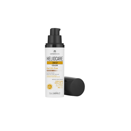 Gel-Oil Free cu pigment de colorare SPF50 Heliocare 360º, Bronze, 50 ml, Cantabria Labs 514072