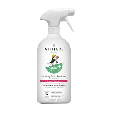 Solutie pentru indepartat petele de pe rufele copiilor, 800 ml, Attitude