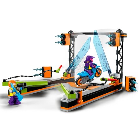Provocarea de cascadorii cu motociclete Lego City Stuntz, +5 ani, 60340, Lego 514187