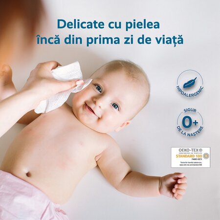 Servetele umede comprimate biodegradabile, 50 bucati, Only Napkin Baby 514262