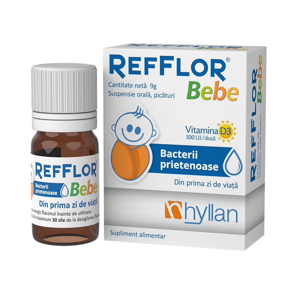 Refflor Bebe suspensie orala, 95 gr, Hyllan