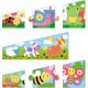 Set 6 Puzzle animalute jucause, +18 luni, Galt 514402