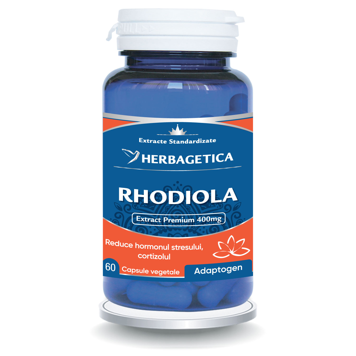 Rhodiola Zen Forte, 60 capsule, Herbagetica