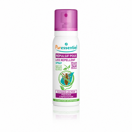 Spray repelent impotriva paduchilor, 3 ani+, 75 ml, Puressentiel