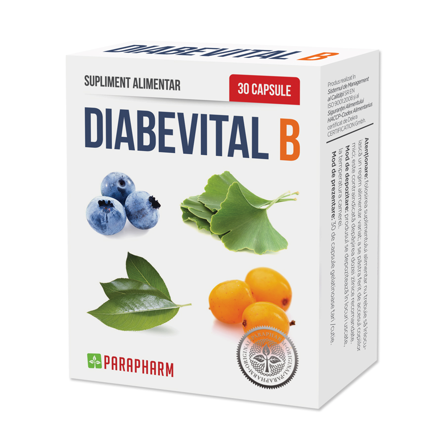 Diabevital B, 30 capsule, ParaPharm