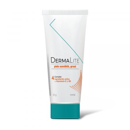 Crema pentru piele sensibila, grasa DermaLite, 50 g, Pharmagenix AI 555303
