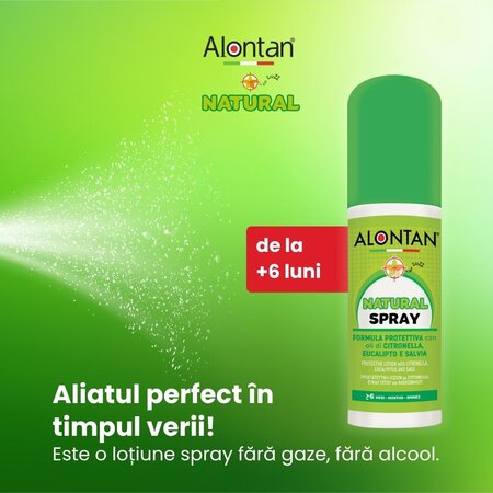Spray natural, +6 luni, 75ml, Alontan 711546