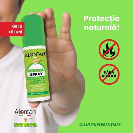 Spray natural, +6 luni, 75ml, Alontan 711544