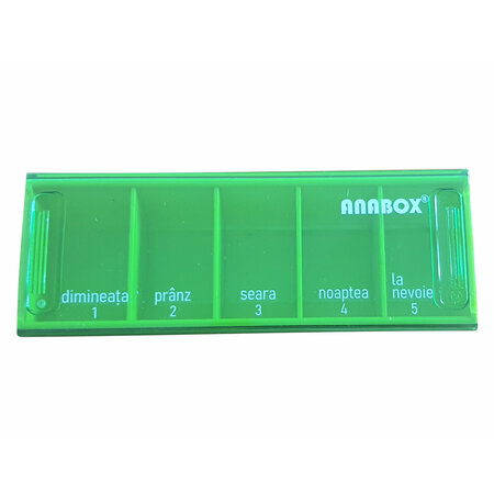 Organizator medicamente pentru utilizare zilnica, Diverse Culori, Anabox 514964