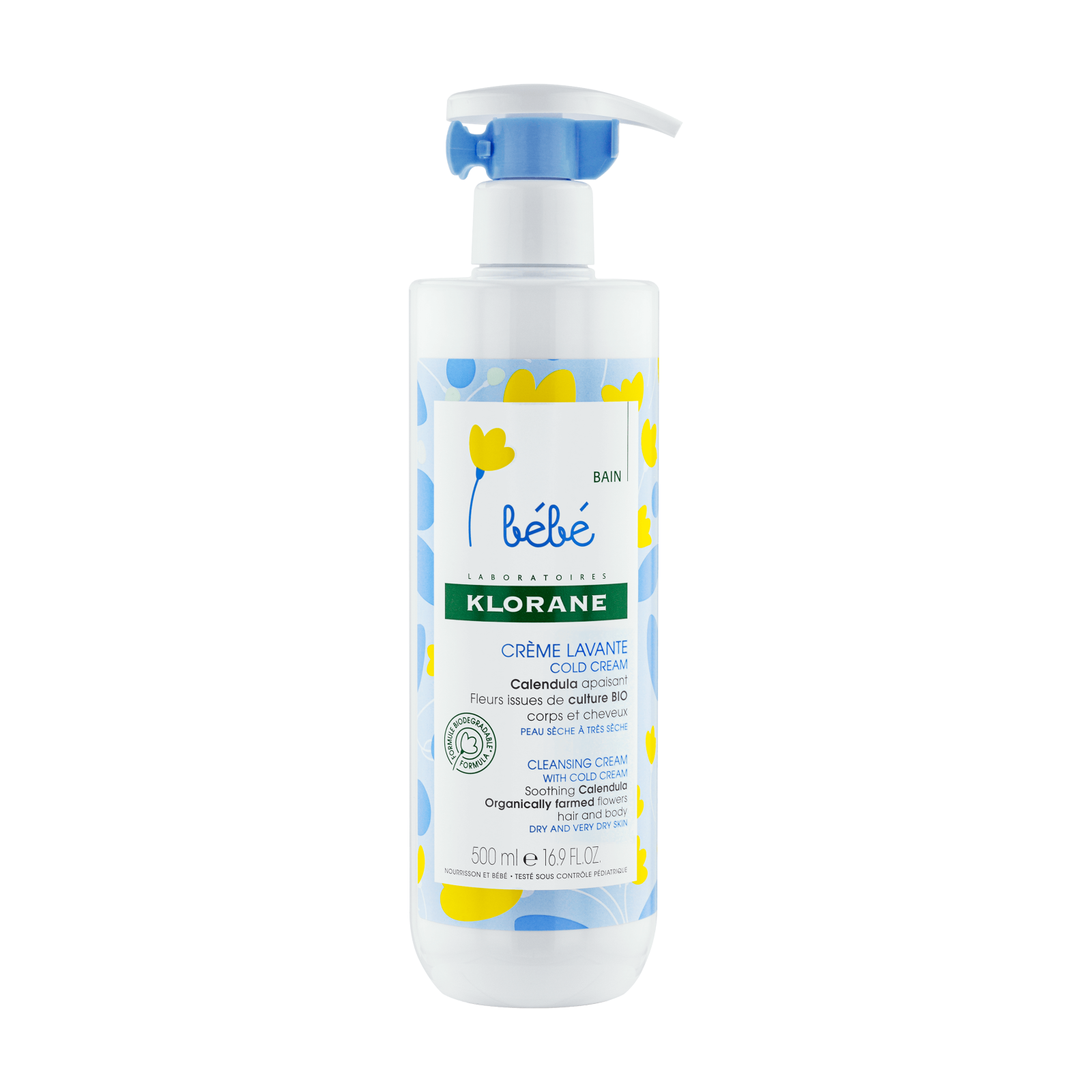 Crema curatare Coldcream, 500 ml, Klorane Bebe