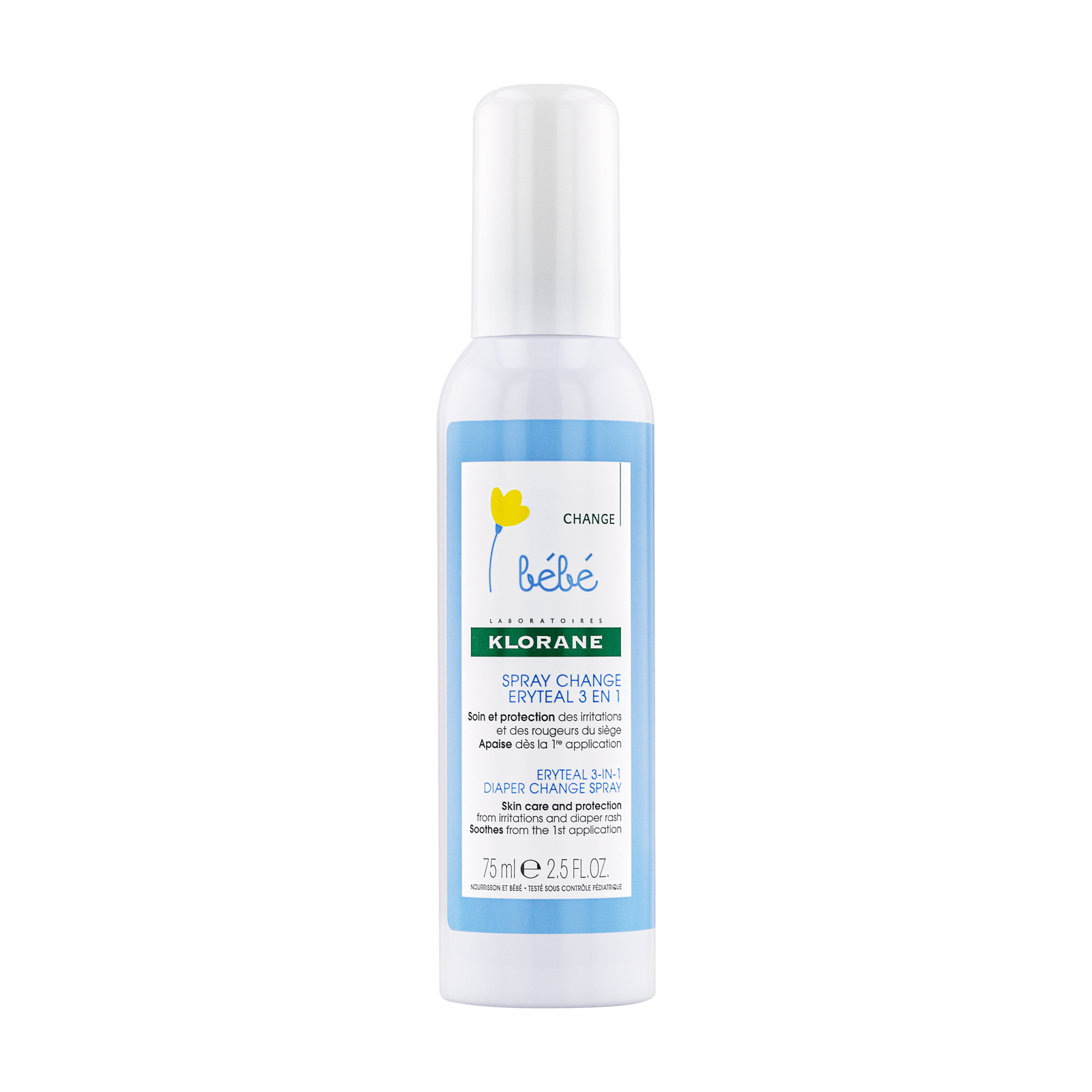 Spray 3 in 1 Eryteal, 75 ml, Klorane Bebe