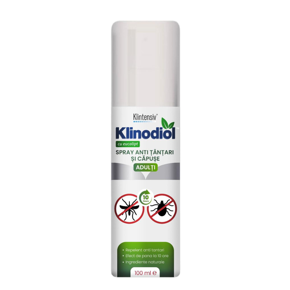 Spray pentru adulti anti tantari si capuse, 100 ml, Klinodiol