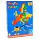 Puzzle Harta Europei, +4 ani, Imagi Make 515906