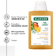 Sampon cu extract de mango pentru par uscat-deshidratat, 200 ml, Klorane 723955