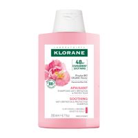 Sampon cu extract de bujor Bio pentru scalpul iritat, 200 ml, Klorane