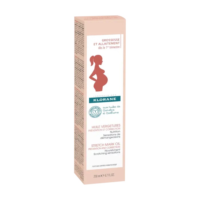 Ulei pentru corectarea si prevenirea vergeturilor Klorane Mum, 200ml, Klorane