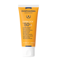 Fluid nuantator UVEBLOCK SPF 50+ Tinted Fluid, 40 ml, IsisPharma