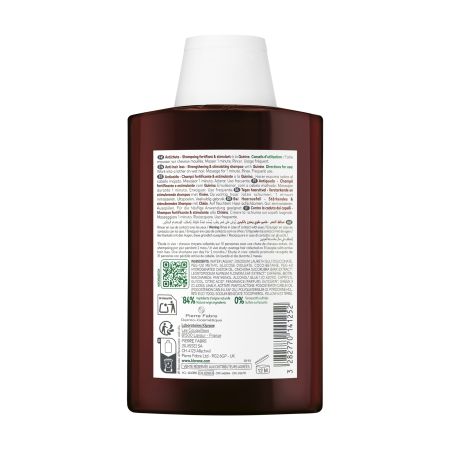 Sampon impotriva caderii parului cu chinina si floare de colt Bio, 200 ml, Klorane 723900