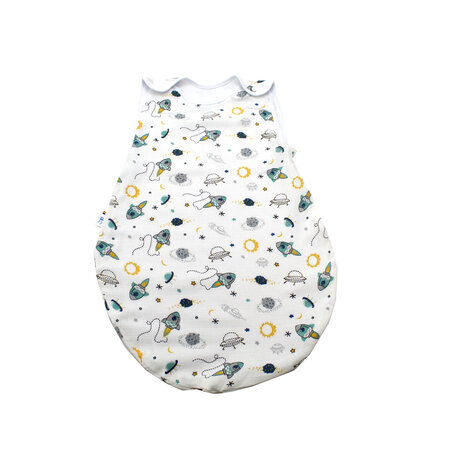 Sac de dormit din muselina, Planete, 0-3 luni, Baltic Bebe 516213