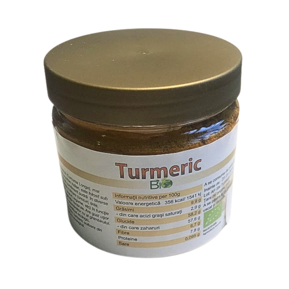 Turmeric pudra eco, 130 g, Managis