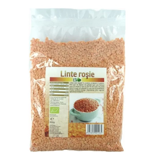 Linte rosie Bio, 250 g, Managis