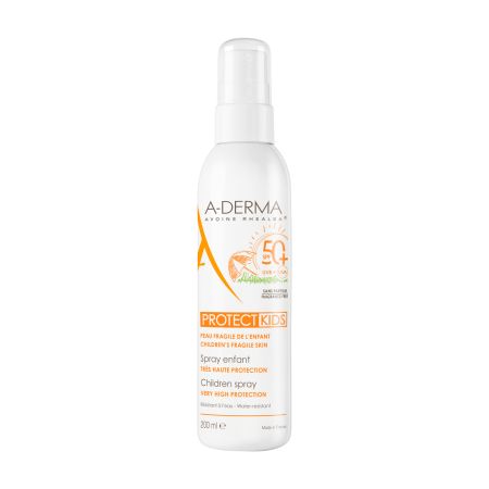 Spray protectie solara pentru copii SPF50+ Protect, 200 ml, A-Derma