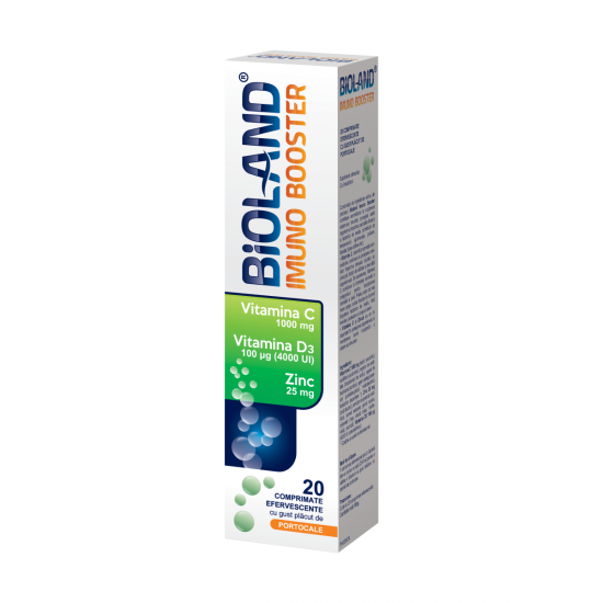 Imuno Booster, 20 comprimate efervescente, Bioland