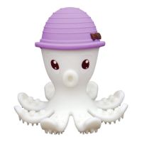 Inel gingival din silicon Octopus, Mov, 3 luni+, 1 bucata, Mombella
