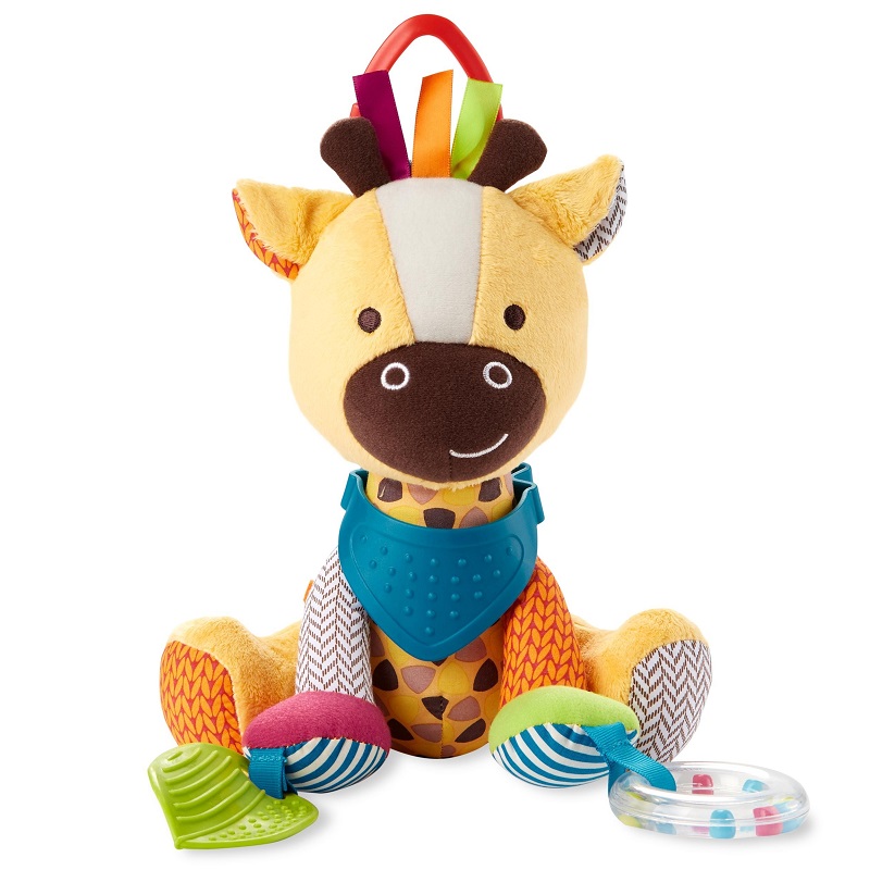 Jucarie de activitati Girafa - Bandana Buddies, 0 luni+, Skip Hop