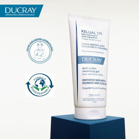 Gel spumant anti-scuame Kelual DS, 200 ml, Ducray 660198