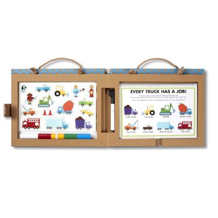 Set de creatie camioane, Melissa & Doug