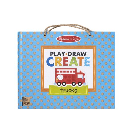 Set de creatie camioane, Melissa & Doug 516603