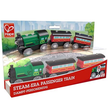Jucarie tren de calatori pe aburi, Hape 516625
