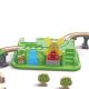 Set trenulet rustic si cutie de depozitare, Hape 516687