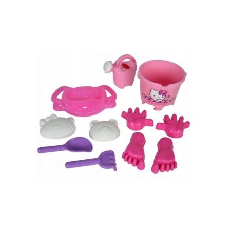 Set Jucarii de Nisip si Galetusa Hello Kitty