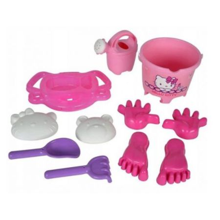 Set Jucarii de Nisip si Galetusa Hello Kitty, +1 an, Androni Giocattoli