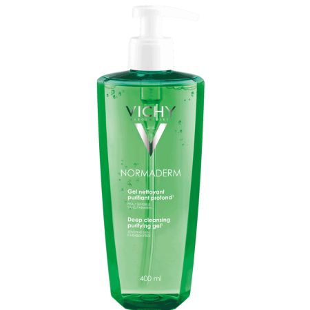 Gel de curatare in profunzime Normaderm, 200 + 200 ml cadou, Vichy