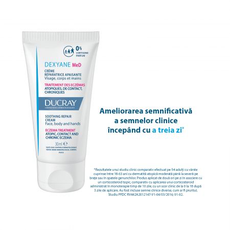 Crema reparatoare si calmanta Dexyane MED, 30 ml, Ducray 568540