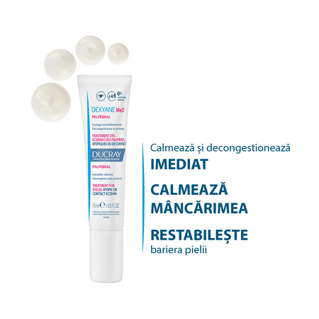 Crema pentru pleoape Dexyane MED Palpebral, 15 ml, Ducray 568564