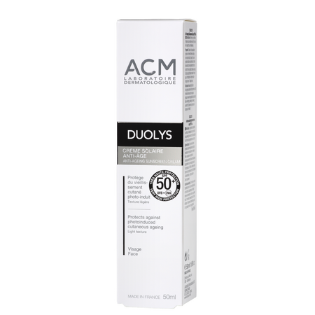 Crema pentru protectie solara anti-impatranire cu SPF 50+ Duolys, 50 ml, ACM 825678