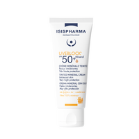 Crema nuantatoare cu protectie solara UVEBLOCK SPF 50+ Tinted Mineral, 40 ml, IsisPharma