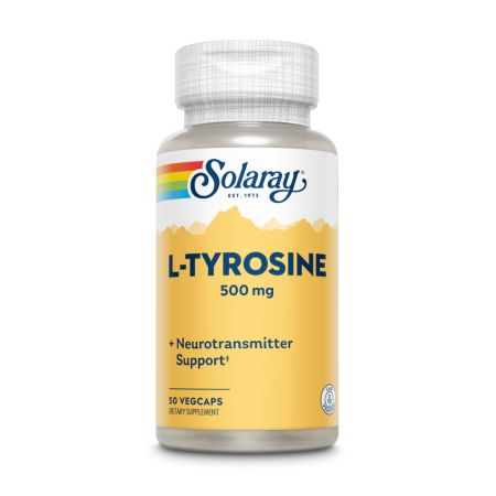 L-Tyrosine, 500 mg, 50 capsule, Solaray