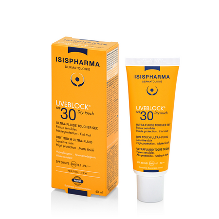 Fluid protector cu efect matifiant SPF30 UVEBlock Dry Touch, 40 ml, IsisPharma 678475