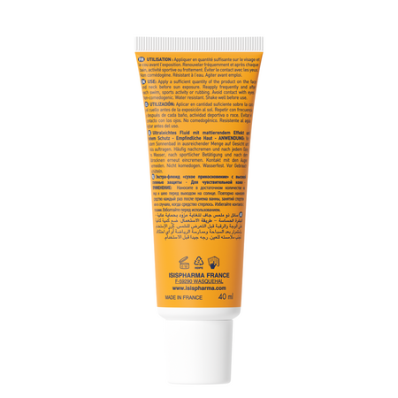 Fluid protector cu efect matifiant SPF30 UVEBlock Dry Touch, 40 ml, IsisPharma 678474
