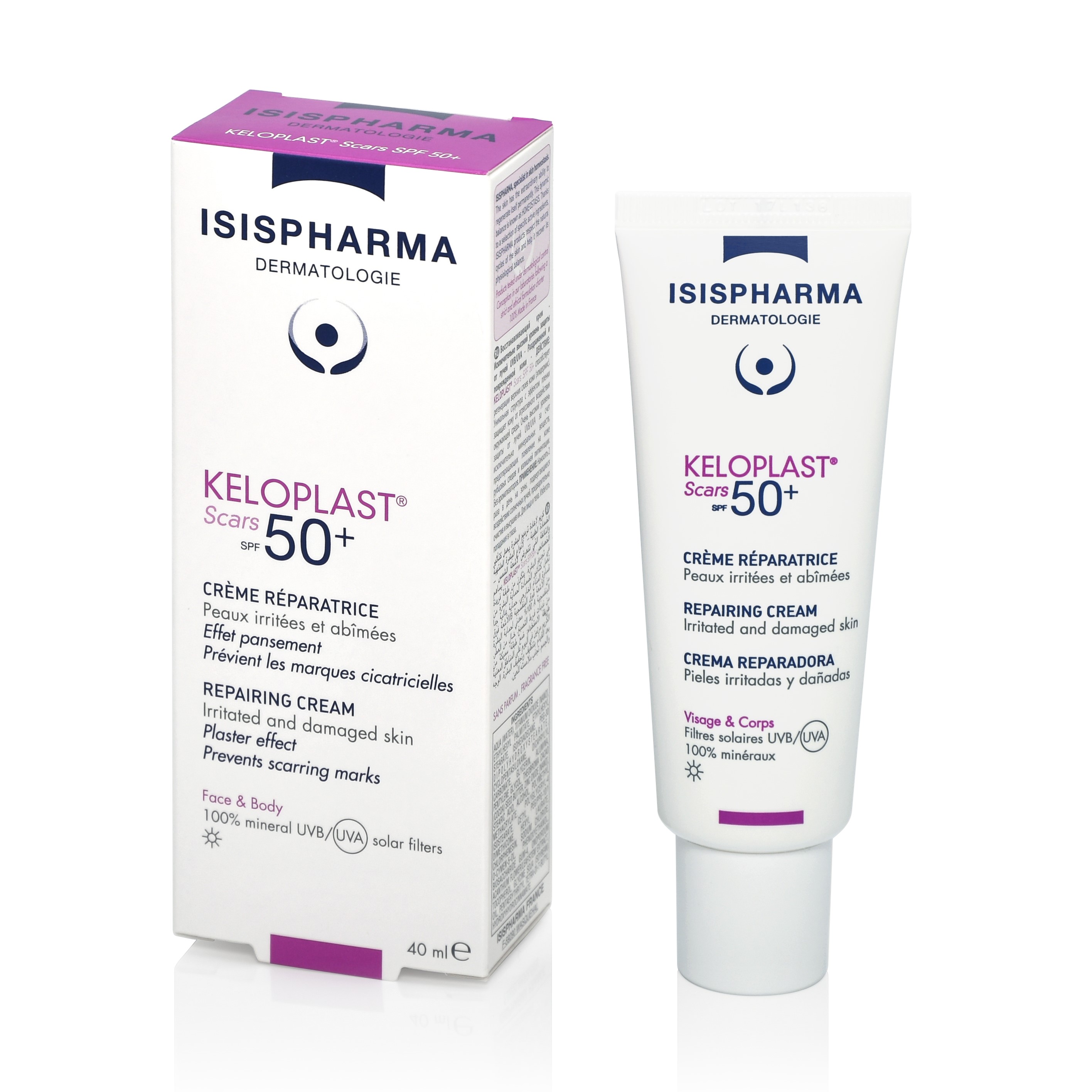 Keloplast Scars SPF50+, 40ml, IsisPharma